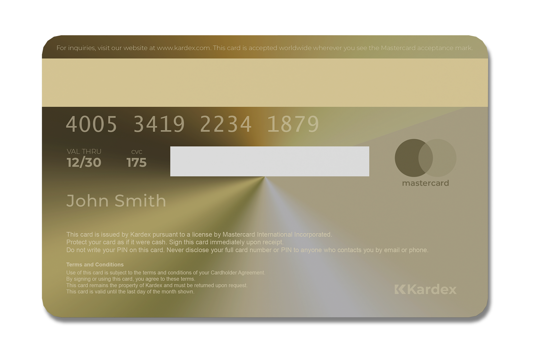 Kardex Gold Card